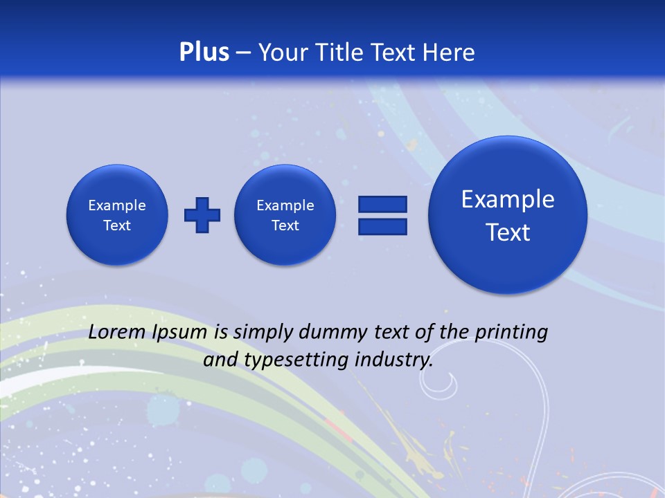 Yellow Beauty Splatters PowerPoint Template