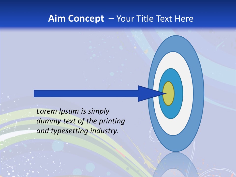 Yellow Beauty Splatters PowerPoint Template