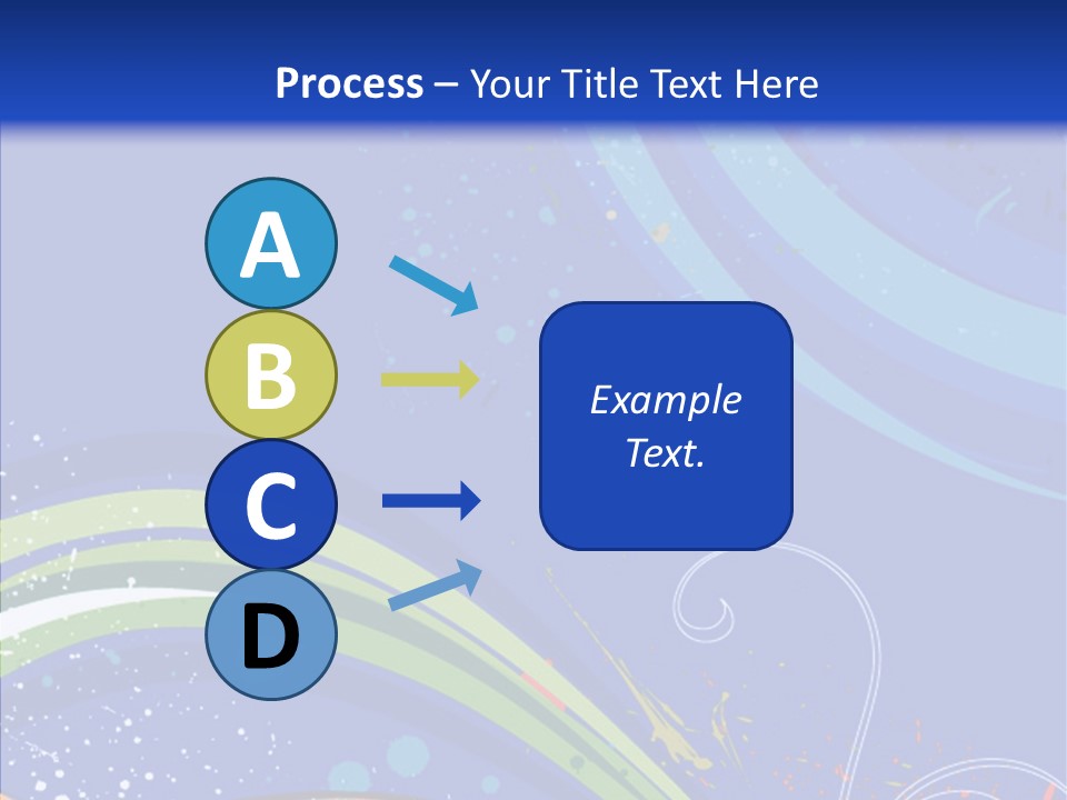 Yellow Beauty Splatters PowerPoint Template