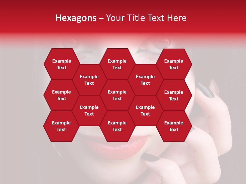 Woman Black Eye PowerPoint Template