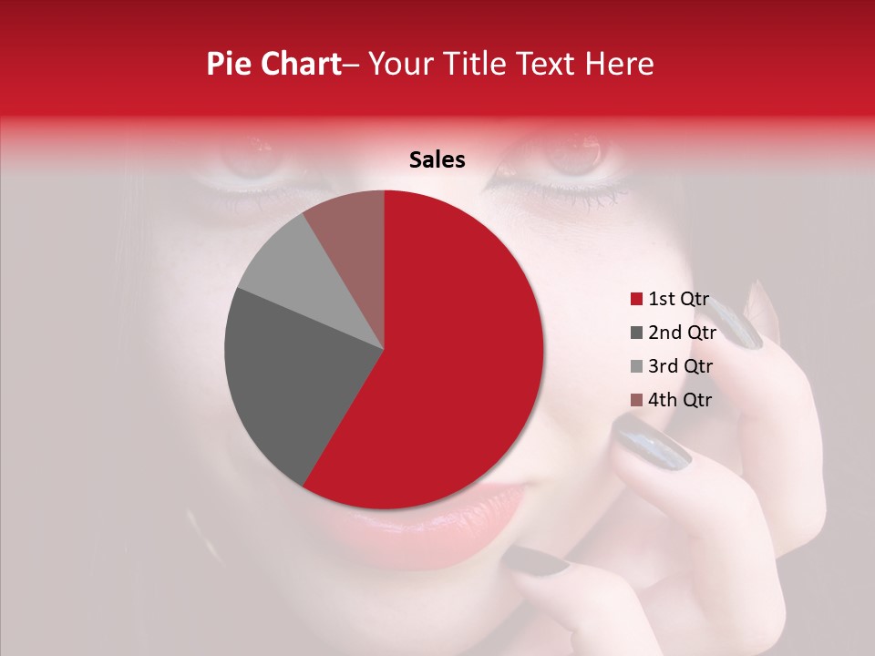 Woman Black Eye PowerPoint Template