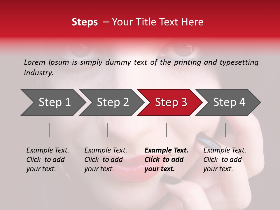 Woman Black Eye PowerPoint Template