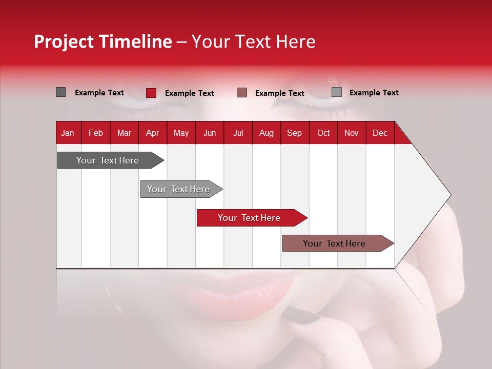 Woman Black Eye PowerPoint Template