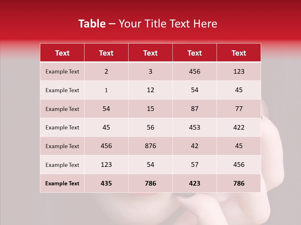 Woman Black Eye PowerPoint Template