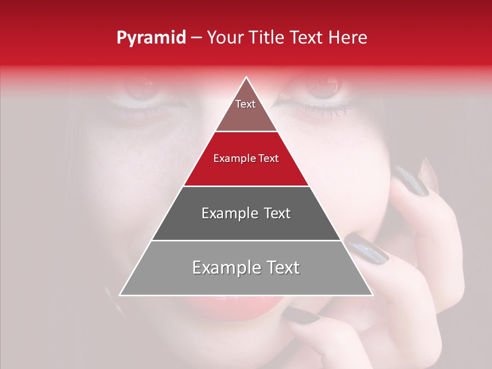 Woman Black Eye PowerPoint Template