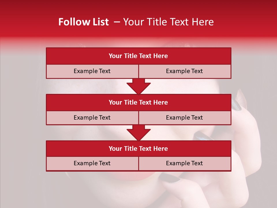 Woman Black Eye PowerPoint Template