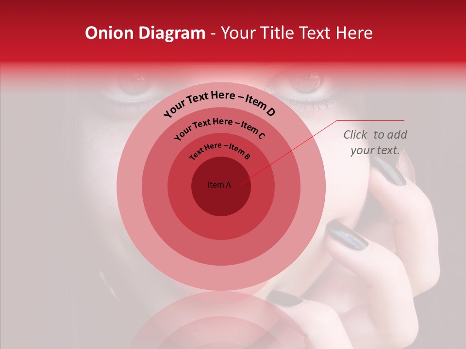 Woman Black Eye PowerPoint Template