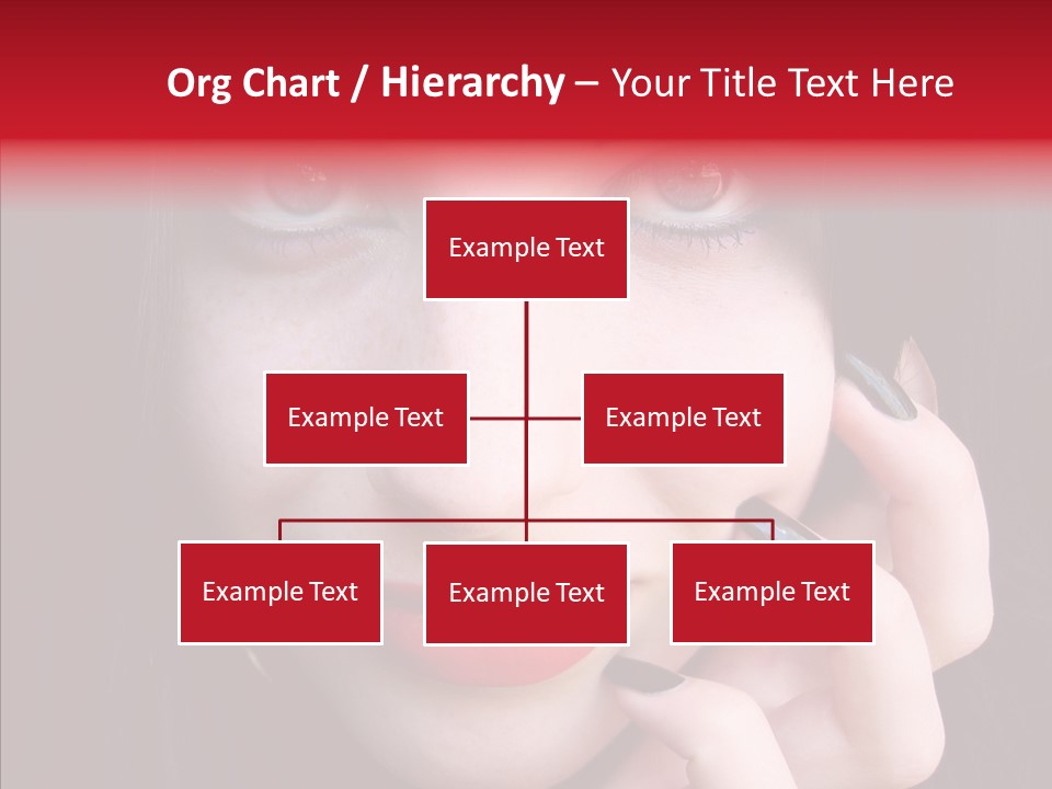 Woman Black Eye PowerPoint Template