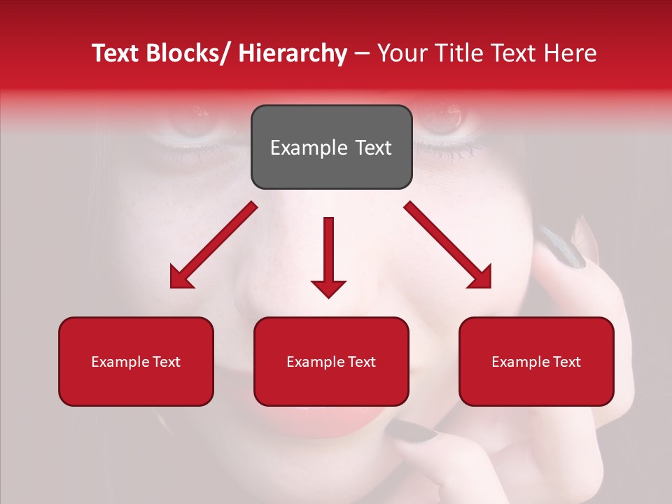 Woman Black Eye PowerPoint Template