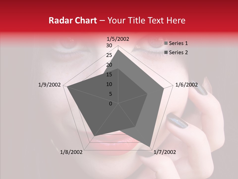 Woman Black Eye PowerPoint Template