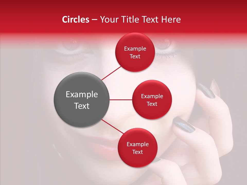 Woman Black Eye PowerPoint Template