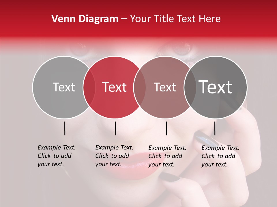 Woman Black Eye PowerPoint Template