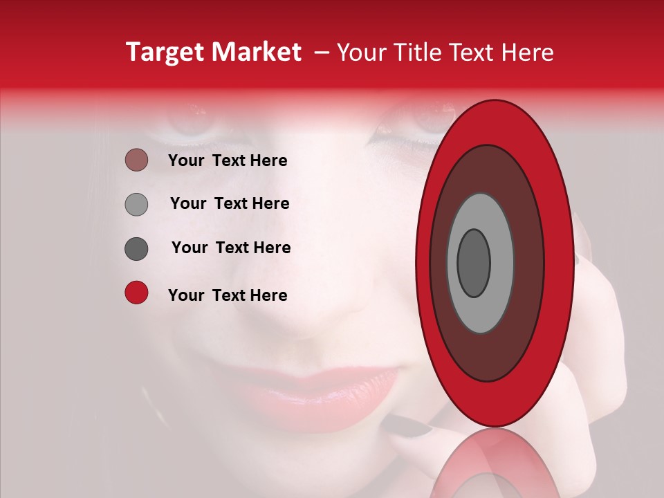 Woman Black Eye PowerPoint Template