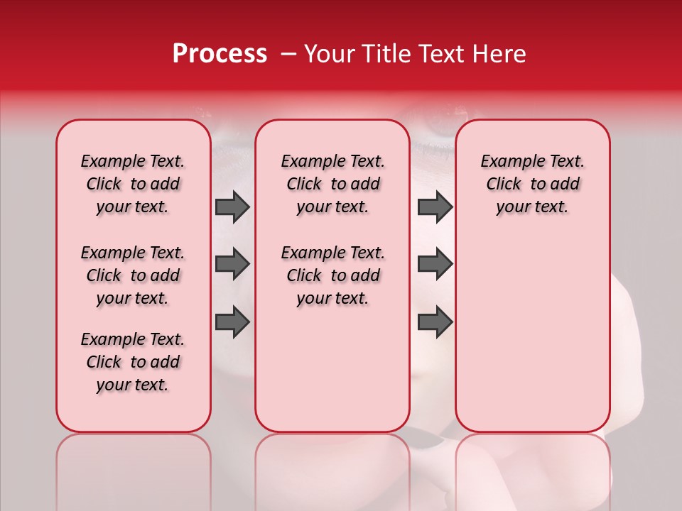 Woman Black Eye PowerPoint Template