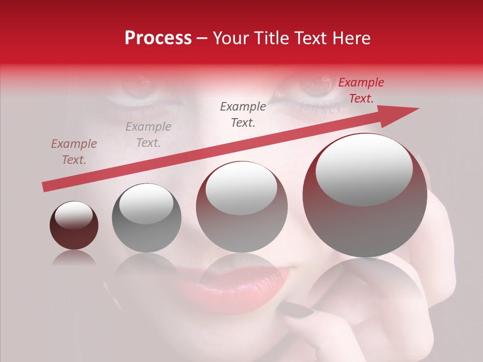 Woman Black Eye PowerPoint Template