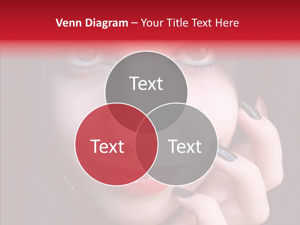 Woman Black Eye PowerPoint Template