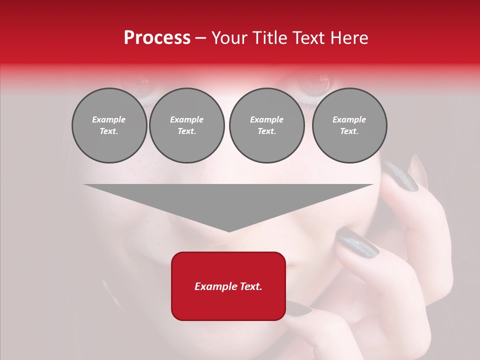 Woman Black Eye PowerPoint Template