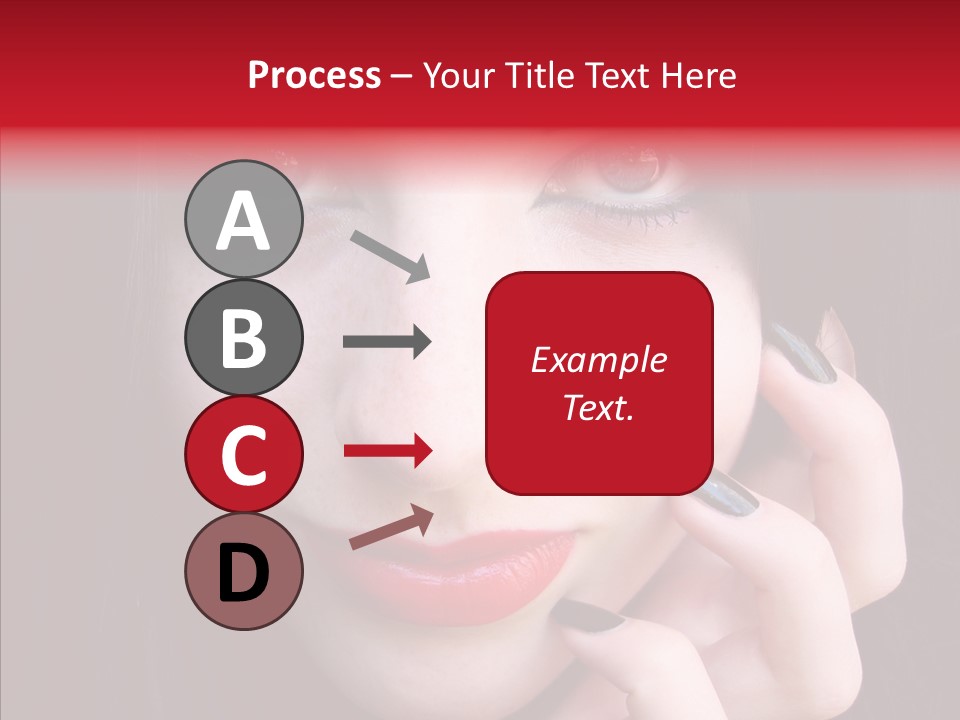 Woman Black Eye PowerPoint Template