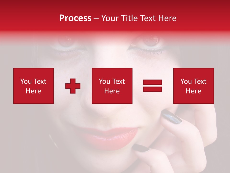 Woman Black Eye PowerPoint Template