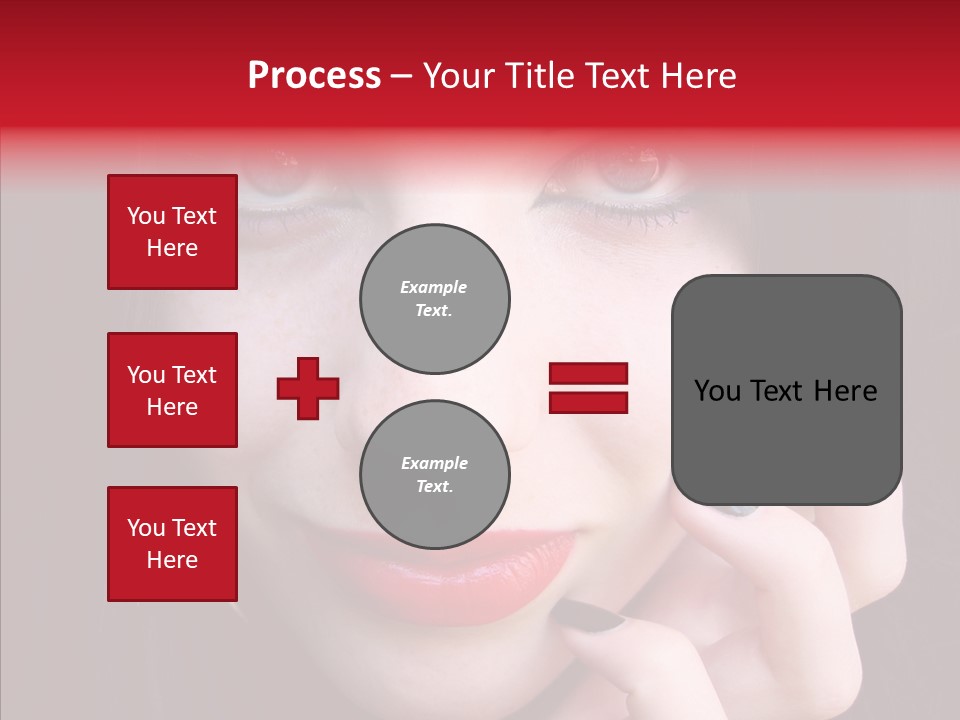 Woman Black Eye PowerPoint Template