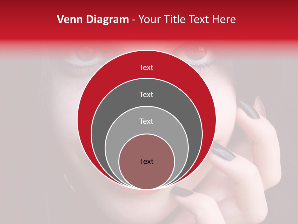 Woman Black Eye PowerPoint Template