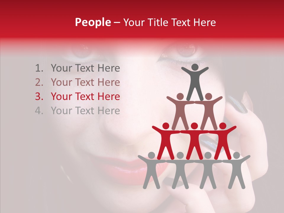 Woman Black Eye PowerPoint Template