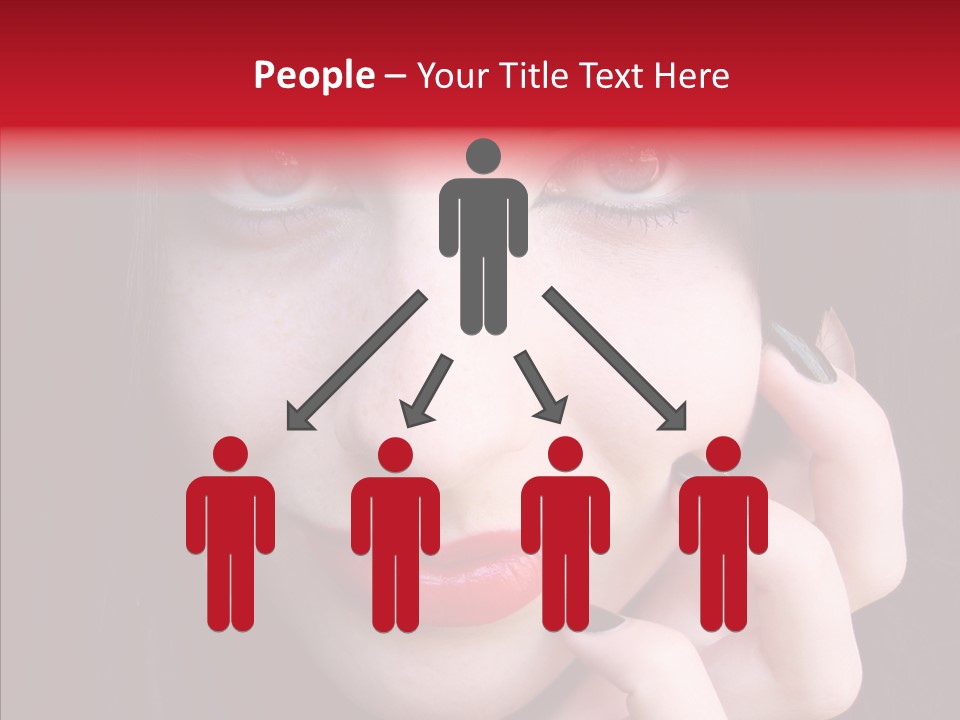 Woman Black Eye PowerPoint Template