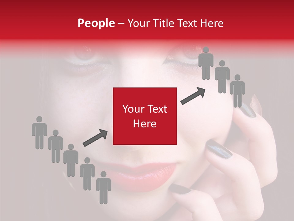 Woman Black Eye PowerPoint Template