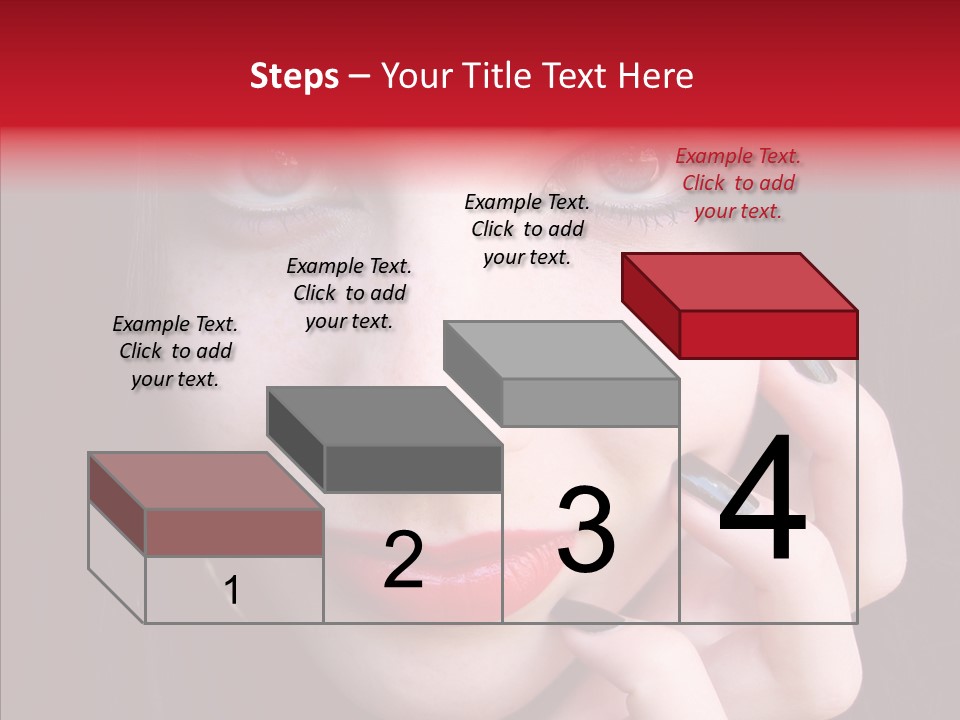 Woman Black Eye PowerPoint Template