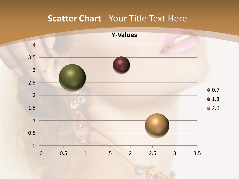 Person Lip Gloss Feathers PowerPoint Template