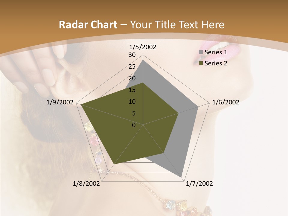 Person Lip Gloss Feathers PowerPoint Template