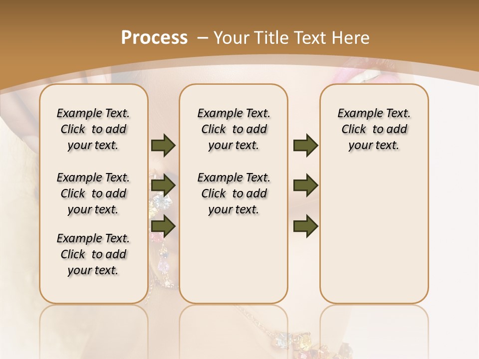 Person Lip Gloss Feathers PowerPoint Template