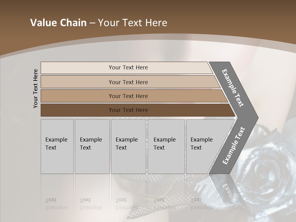 Fishnet Beret Blue PowerPoint Template