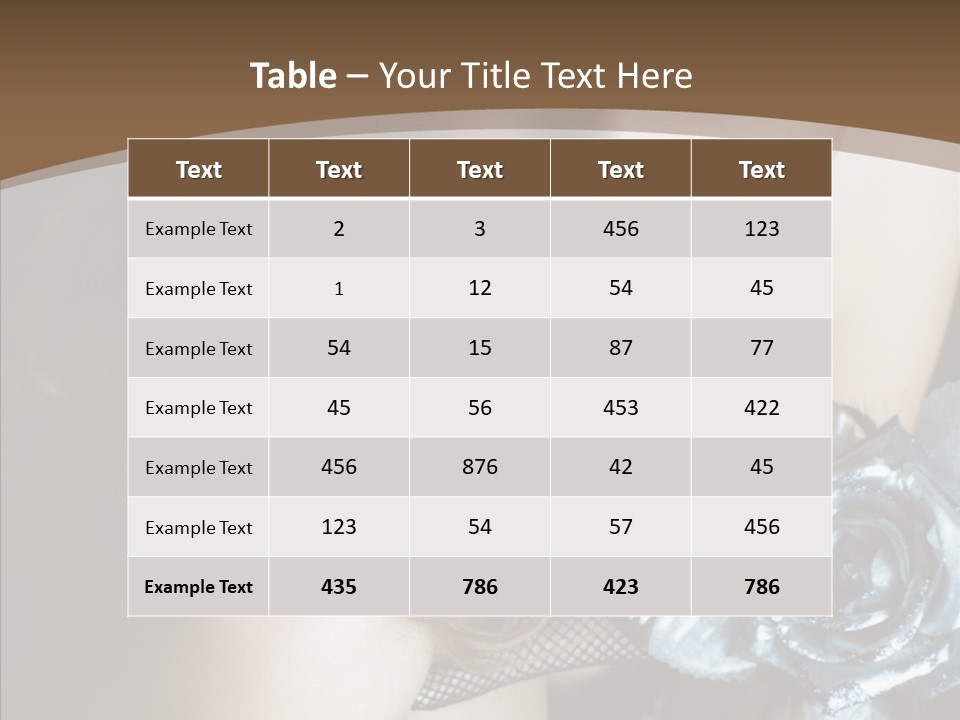 Fishnet Beret Blue PowerPoint Template