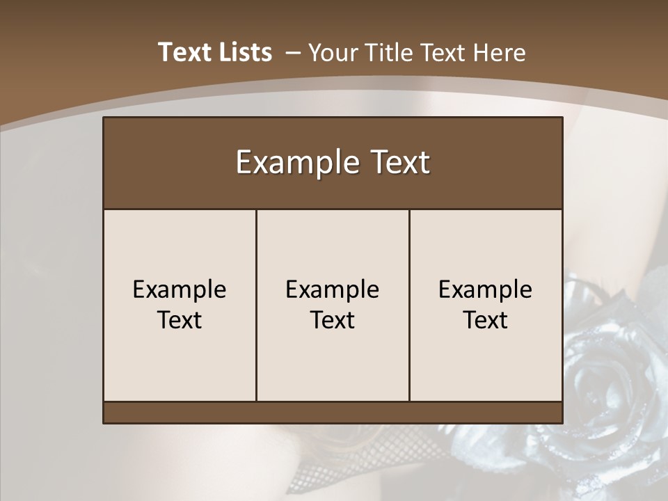 Fishnet Beret Blue PowerPoint Template