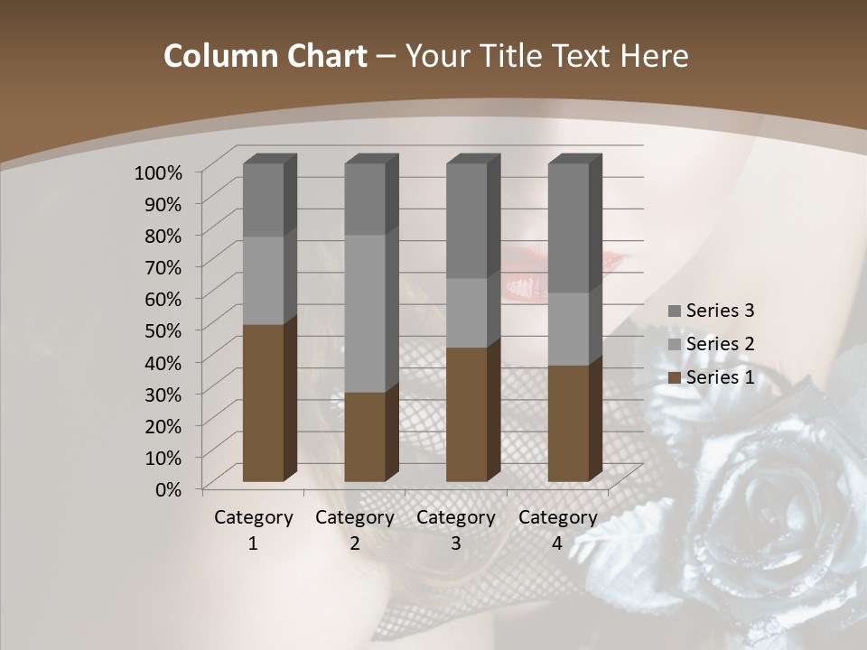 Fishnet Beret Blue PowerPoint Template