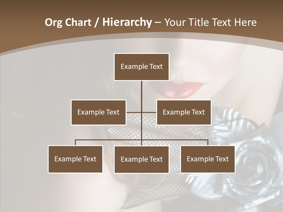 Fishnet Beret Blue PowerPoint Template