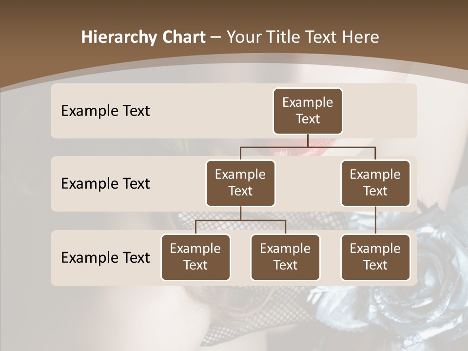 Fishnet Beret Blue PowerPoint Template