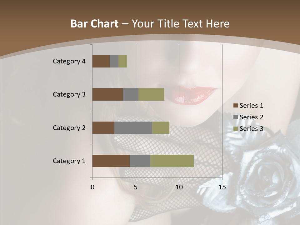 Fishnet Beret Blue PowerPoint Template