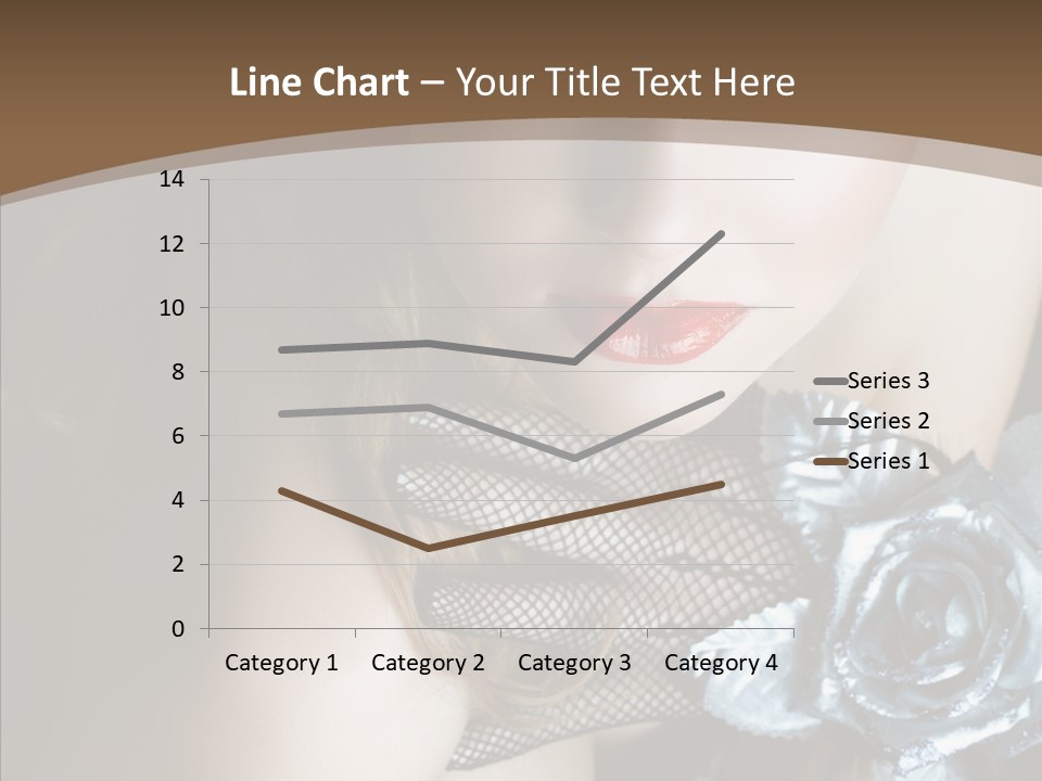 Fishnet Beret Blue PowerPoint Template