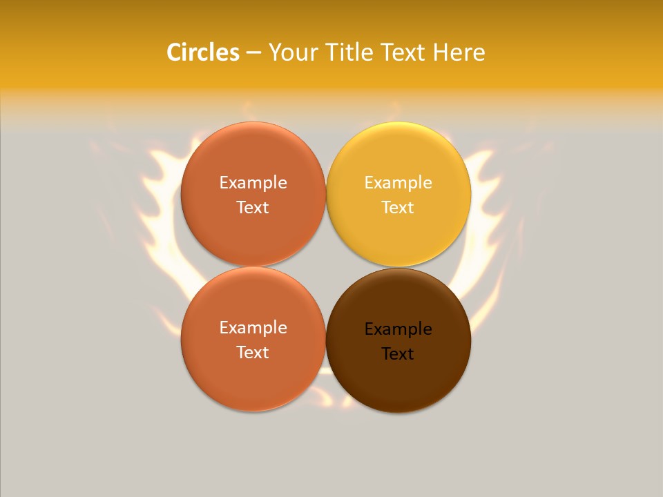 Love Orange Yellow PowerPoint Template