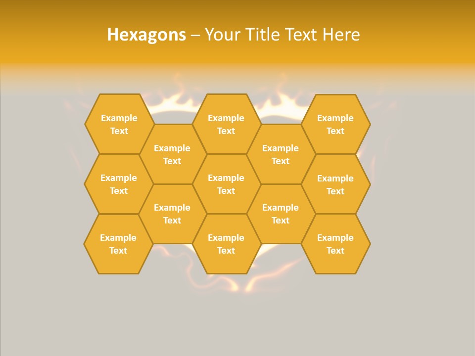 Love Orange Yellow PowerPoint Template