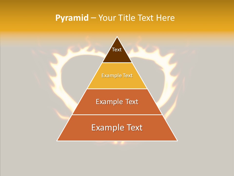 Love Orange Yellow PowerPoint Template