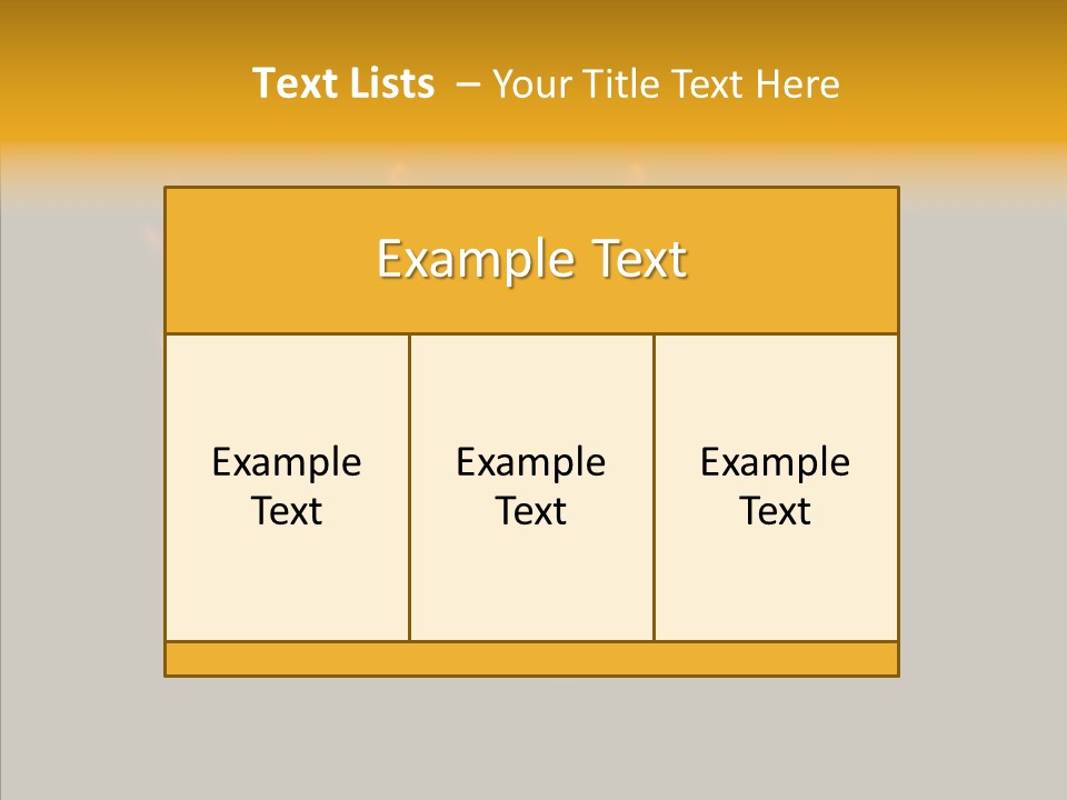 Love Orange Yellow PowerPoint Template