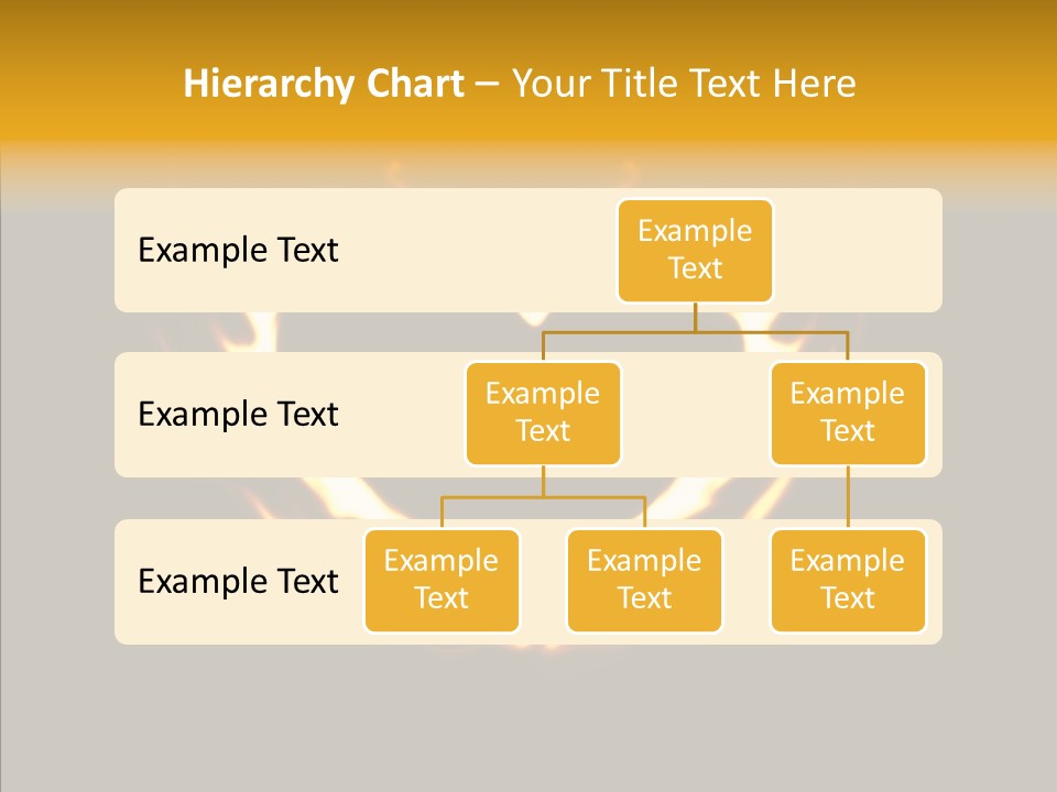 Love Orange Yellow PowerPoint Template