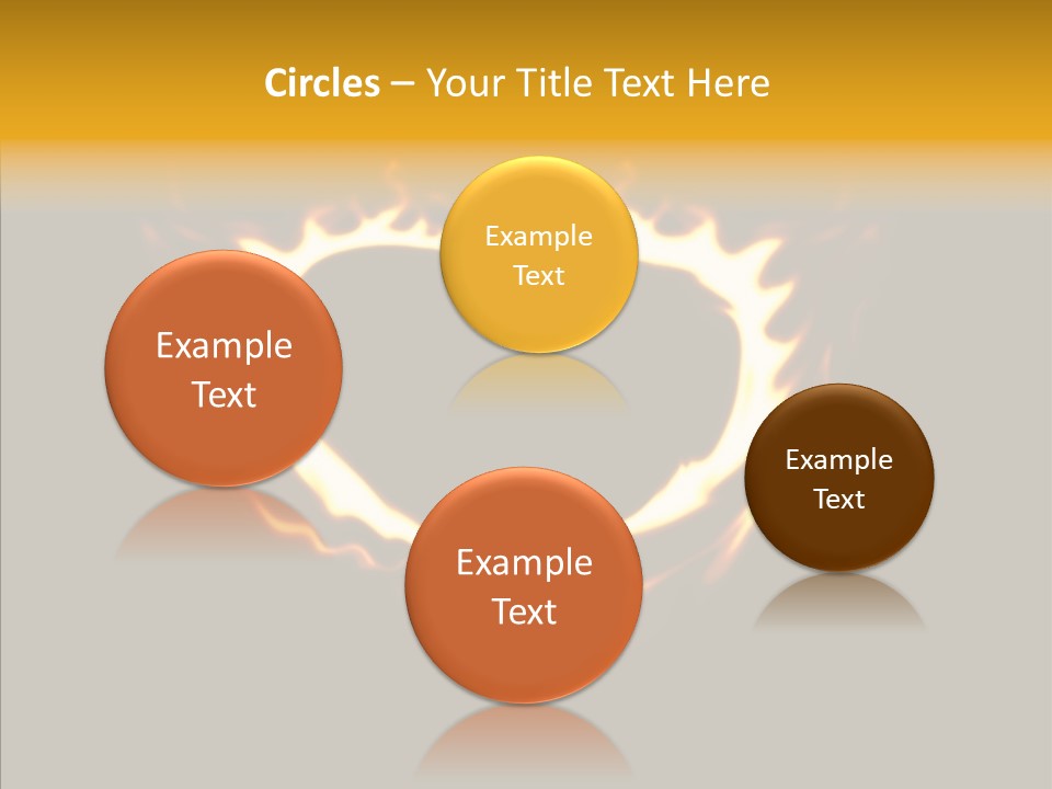 Love Orange Yellow PowerPoint Template