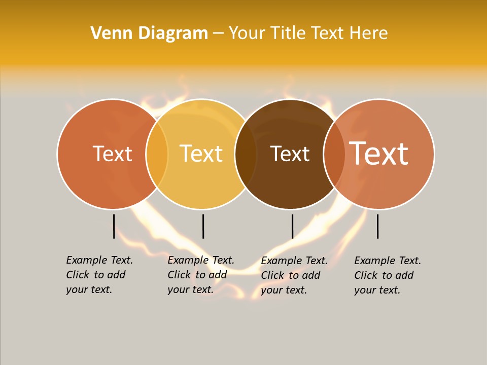 Love Orange Yellow PowerPoint Template