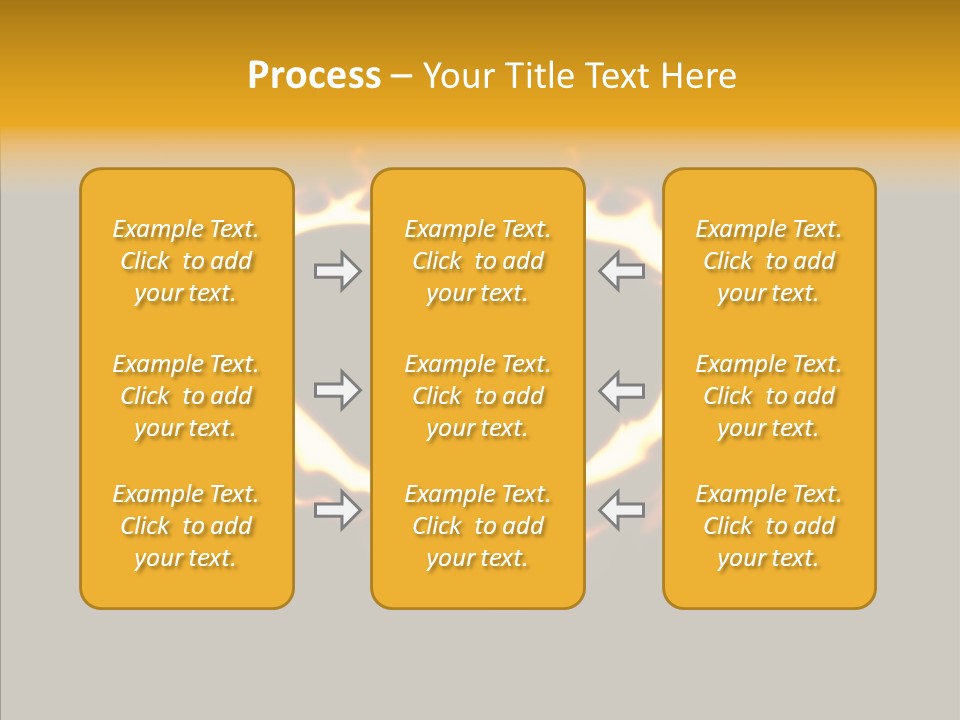 Love Orange Yellow PowerPoint Template