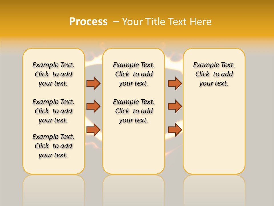 Love Orange Yellow PowerPoint Template