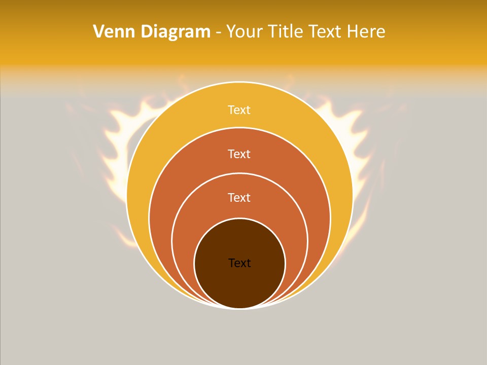 Love Orange Yellow PowerPoint Template